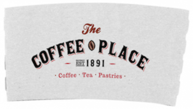 Small White Cup Sleeve - 8 oz main image